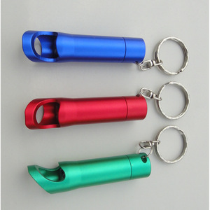 Multifunctional Bottle Opener With Led Flashlight Keychain Portable <b>Mini</b> <b>Torch</b> Light For Gift And Daily Use - Product Image 2