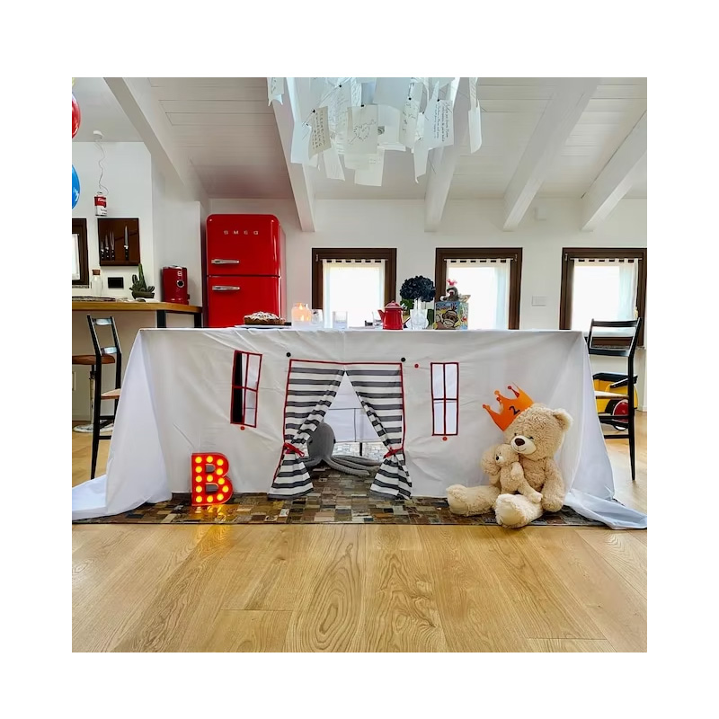 Cloth Play House Fun And Creativity With Kids Play Canvas Table Tents