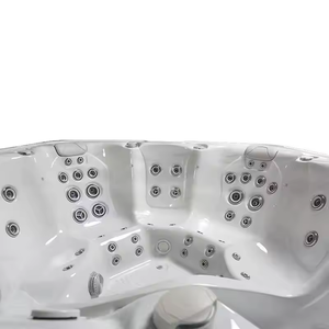 2025 bianco acrilico di lusso 6 persone <span class=keywords><strong>jacuzzi</strong></span> all'aperto spa piscina sexy massaggi vasche idromassaggio all'aperto spa - Product Image 5