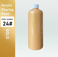 Kit de peinture acrylique fluide pour ours DIY de haute qualité, non toxique, 44 couleurs, 30/60/120/500/1000ML, pour la technique de coulée d'acrylique sur ours