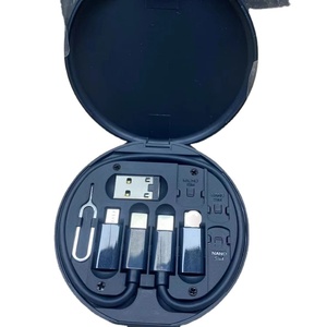 Holder Cable Plastic Multifunctional Charging Mobile Phone Fast Charging Mini Data Cable Storage Box Set 60W For Cellphone