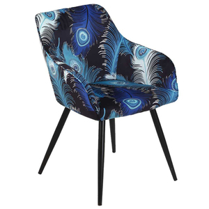 Free Sample Modern Morgan Red Si Stackable European <strong>Patchwork</strong> Merdern Dinning Room Green Fabric <strong>Dining</strong> <strong>Chair</strong> With Fabric Surface - Product Image 3
