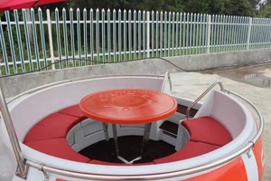 Barco Donut Eléctrico para Barbacoa Flotante en Parques Acuáticos, <span class=keywords><strong>Lago</strong></span> o Mar - Proveedor de Equipos de Diversión Acuática - Product Image 3