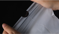 Sac rétractable personnalisé avec logo, en PE givré, résistant à l'humidité, imprimé en héliogravure, avec fermeture à cordon, MOQ 100 pièces