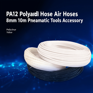 Tuyau en plastique pour outils pneumatiques, 9,5 mm, 10 m, interface 3/8 po, fabriqué en Italie - Product Image 3