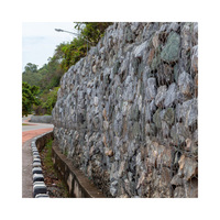 Murs en gabions, cage en gabion remplie de pierres, treillis métallique pour mur de soutènement