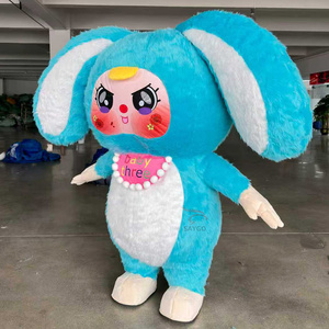 <span class=keywords><strong>Disfraz</strong></span> Inflable de <span class=keywords><strong>Conejo</strong></span> para Adultos, Unisex, para Carnaval, Halloween, Venta al Por Mayor, <span class=keywords><strong>Disfraz</strong></span> de Mascota de Muñeca Bebé - Product Image 2