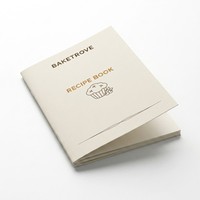 Impression de livrets de recettes personnalisés avec reliure agrafée et couverture mate pour guides de recettes et instructions de pâtisserie