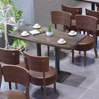 Ensemble de salle à manger de style industriel rétro pour pub restaurant canapé table de bar chaise canapé stand hôtel restaurant meubles chaises tables