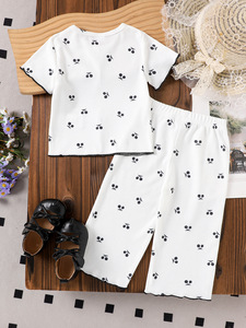 เสื้อผ้าเด็กฤดูใบไม้ร่วงฤดูหนาวสไตล์ใหม่เสื้อยืดลายดอกไม้สีขาวและกางเกงชุดสองชิ้นสำหรับเด็กวัยหัดเดินเสื้อผ้าเด็กหญิง 0-3Y - Product Image 4