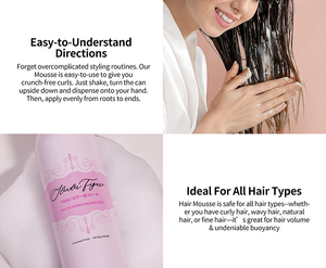 Espuma para el Cabello Profesional Orgánica <span class=keywords><strong>al</strong></span> por Mayor de Fábrica para Cabello Rizado y Encrespado, Espuma de Marca Privada a Bajo Precio - Product Image 5