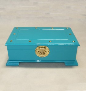 Tùy Chỉnh Phong Cách Khác Nhau Cổ Điển Màu Xám Trang Trí Bằng Gỗ Hộp Quà Tặng Với Antique Brass Xử Lý Gỗ Đóng Gói Kho Báu Hộp - Product Image 2