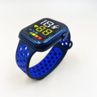 Montre numérique LED carrée en plastique unisexe pour enfants, motif dessin animé, idéale pour le sport – Nouveauté 2026, directement de l'usine