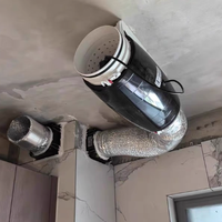 Ventilateur de gaine à inverseur EC ultra-silencieux 6 pouces, puissant extracteur de fumée pour cuisine et salle de bain, vente chaude