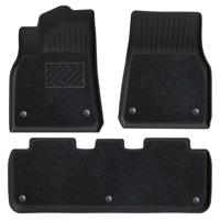 Tapis de sol double couche pour Tesla Model Y 2026, haute qualité, résistant à l'usure, surface en tapis de soie, pour l'intérieur de la voiture