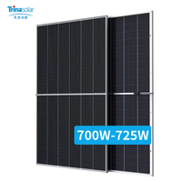 Module Solaire Bifacial N-Type Trina Vertex N 700W-720W Haute Efficacité 23,3% PERC Double Verre Demi-Cellule Grands Panneaux en Gros