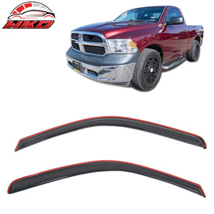 Viseras Deflectoras para Ventanas de Dodge Ram 1500 2500 Cabina Estándar 09-25, Tipo In-Channel - Product Image 1