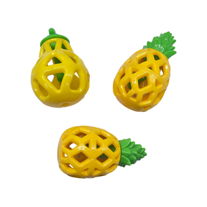 2025 di gomma cane da masticare giocattolo perdita di cibo ricompensa cibo mela fragola forma - Product Image 2