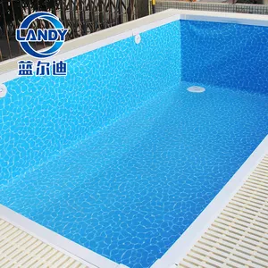 Forro de piscina frisada de 24 pés para piscina, forro para piscina acima de 24 pisos