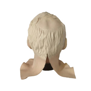 Masque émulsionné pour homme âgé, imprimé 4 couleurs, accessoire de fête d'Halloween, coiffe de mascarade, accessoire de costume amusant - Product Image 5