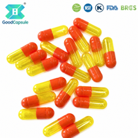 Capsules dures HPMC d'origine végétale pour chiens, compatibles végétaliens, certifiées végétariennes, sans BSE, sans TSE, sans chloroéthanol, matières premières de qualité supérieure