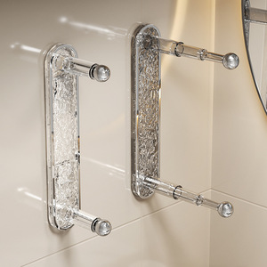 Wall Mounted Extendable <b>Clothes</b> <b>Rack</b> Rectangle 2 Layer Drying <b>Rack</b> For Balcony And Indoor Use - Product Image 3