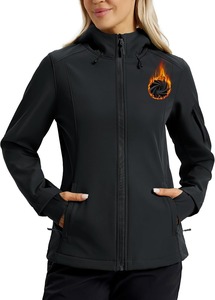 Chaqueta Impermeable con Logotipo Personalizado, Chaqueta Cortavientos para <span class=keywords><strong>Mujer</strong></span>, Chaqueta Softshell para Compradores al por Mayor - Product Image 2