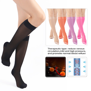 Calcetines de Compresión Transpirables de <span class=keywords><strong>Alta</strong></span> Calidad Marca RR de 15-20 mmHg para el Cuidado de la Salud y la Presurización de Piernas - Product Image 1