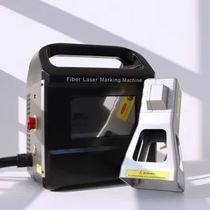 30W 50W portatile portatile Mini mano incisione a mano di grande formato Laser acciaio metallo rame PCB fibra Laser macchina per marcatura Laser