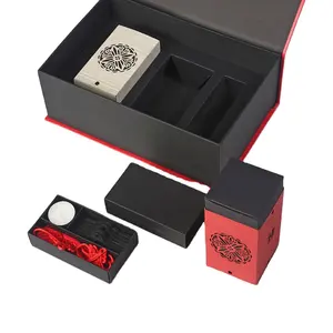 독점적 인 로고가있는 캔디 초콜릿 디저트를위한 빈티지 미니어처 편안한 꾸뛰르 세련된 기능성 판지 상자
