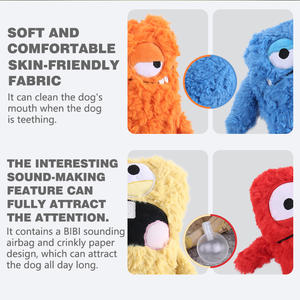 Vendita calda giocattoli <span class=keywords><strong>Monster</strong></span> <span class=keywords><strong>Dog</strong></span> accessori per animali domestici mordente cane peluche giocattolo per animali domestici giocattolo da masticare per cani - Product Image 5