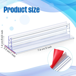 Soportes de señal de precio de clip de plástico en soporte de suspiro para venta al por menor - Product Image 4