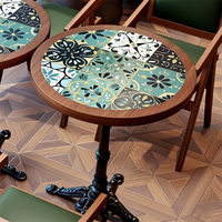 Ensemble de restaurant moderne en bois massif, chaises de salle à manger en mousse haute densité - Mobilier commercial durable pour hôtels, cafés, bars