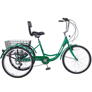 Triciclos <span class=keywords><strong>de</strong></span> 7 velocidades para adultos, bicicletas <span class=keywords><strong>de</strong></span> <span class=keywords><strong>3</strong></span> <span class=keywords><strong>ruedas</strong></span> <span class=keywords><strong>de</strong></span> 20, 24 y 26 pulgadas, triciclos para adultos, bicicletas <span class=keywords><strong>de</strong></span> tres <span class=keywords><strong>ruedas</strong></span>, triciclo <span class=keywords><strong>de</strong></span> crucero con cesta <span class=keywords><strong>de</strong></span> la compra - Product Image 3
