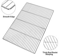 Grille de barbecue extérieure en acier inoxydable 304 316, filet de cuisson de qualité alimentaire antiadhésif, outil de barbecue