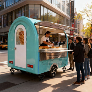 Foreign Beautiful Collapsible <strong>European</strong> Beer Beverage Chocolate Cheese Sweet Snack Food Truck Kiosk With Sitting Area - Product Image 4