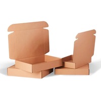 Cajas de Cartón Corrugado para Envíos, Materiales Reciclados, Color y Tamaño Personalizados, Impresión a Cuatro Colores para Empaquetado de Envíos de Pequeñas Empresas