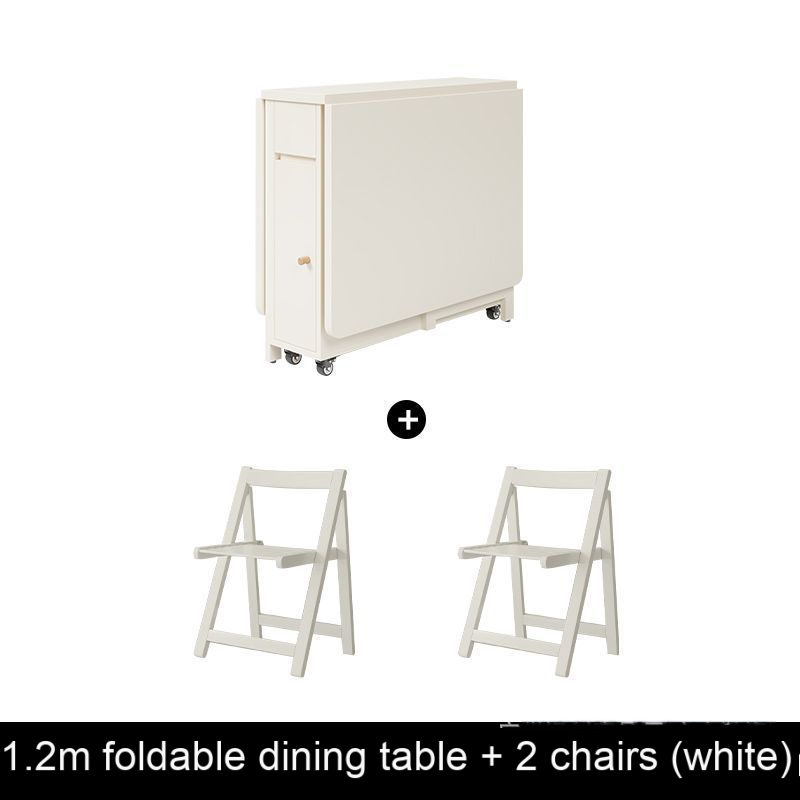 White with 2 chairs