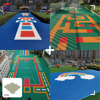 Pour SY160 – Surface multisports en polypropylène pour terrains de tennis et dalles de béton suspendues – Durable pour sports intérieurs/extérieurs