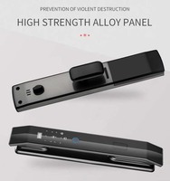 XSDTS DF14 Funciona con la cerradura inteligente Tuya Smart Door Lock, seguridad inteligente con huella dactilar, contraseña y llave, desbloqueo automático.