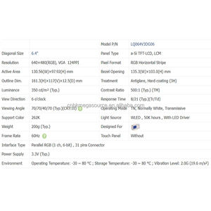 Écran LCD d'origine neuf LQ064V3DG06, 6,4 pouces, 640*480, écran LCD LQ064V3DG06 - Product Image 5