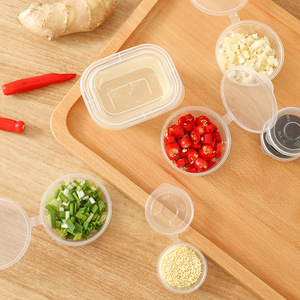 Disposable <b>Sauce</b> Container Round With Integrated Lid For Food Storage And Takeout Packaging - Product Image 2