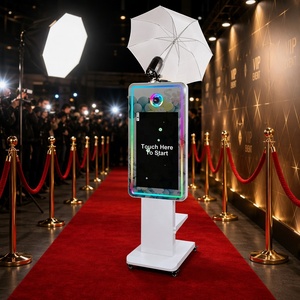Vente entrepôt US EU UK CA : Kiosque photo tactile LCD 21,5/32 pouces avec logiciel <span class=keywords><strong>gratuit</strong></span>, miroir selfie DSLR - Product Image 1