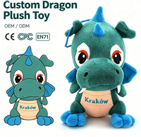 Jouet en peluche sur mesure Dragon mignon jouet en peluche Dragon de Cracovie personnalisé en peluche