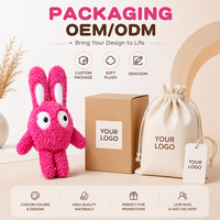 Fournisseur direct d'usine, jouet à mâcher pour chien et chat en peluche de lapin rose en coton personnalisé, fabricant OEM ODM, étiquette privée, logo personnalisé