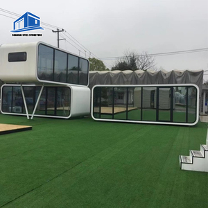 Maison capsule intelligente en forme de pomme, maison préfabriquée portable en conteneur pour Airbnb et complexes hôteliers - Product Image 1