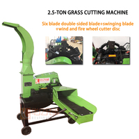 Nouvelle Broyeuse de Paille et Coupe-Herbe Domestique en Acier Inoxydable Haute Capacité 2,5 Tonnes/Heure pour Usage Domestique