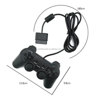 Manette filaire pour PS2 avec moteur de vibration pour jeux sur PC - GP-405