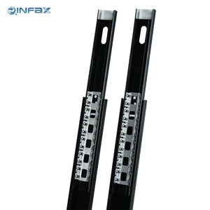 Gran oferta, 45mm, negro, empuje para abrir, rodamiento de bolas, cajón deslizante para muebles, cajón, riel deslizante, 250mm, 300mm, 350mm, 500mm - Product Image 5