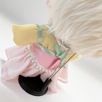 Boneka mewah gaya Tiongkok kustom uniseks 20cm dengan Aksesori pita peri pakaian Antik